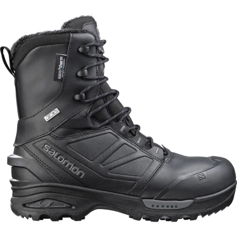 Black Salomon Toundra Forces CSWP Men\'s Tactical Boots | IE HQ0517